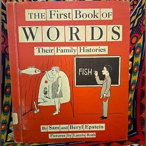 The First Book of Words, Their Family Histories by Sam and Beryl Epstein 🧡🖤🤍